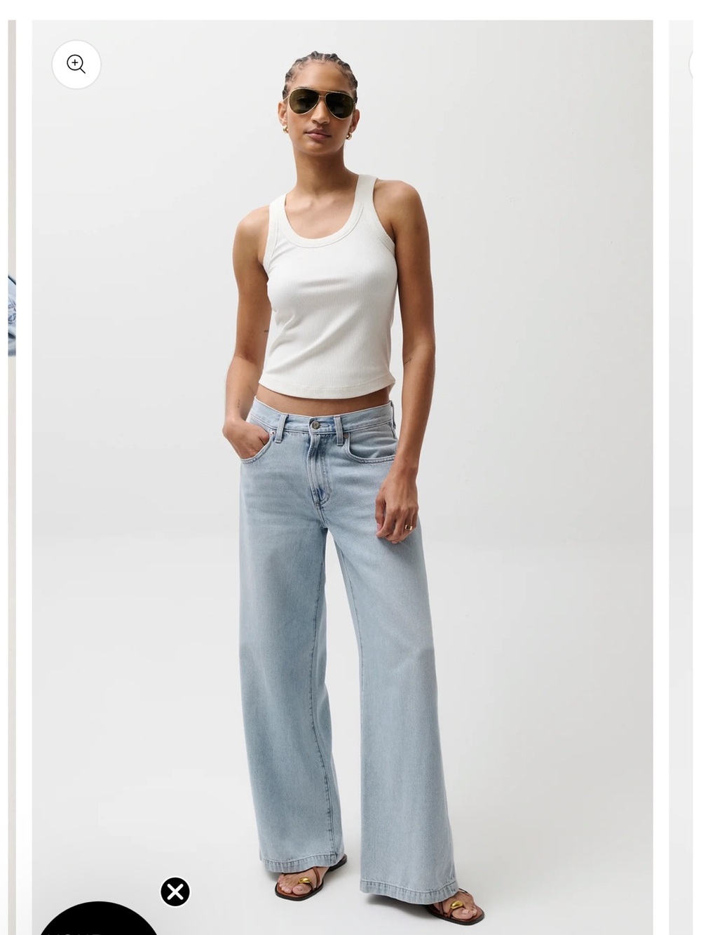 Pistola Jadyn mid rise palazzo jean